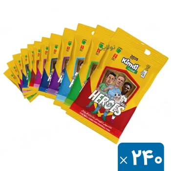 کارت بازی کیمدی فوتبالی سری heros 2025 کارتن 240 عددی | نولاین بیزینس