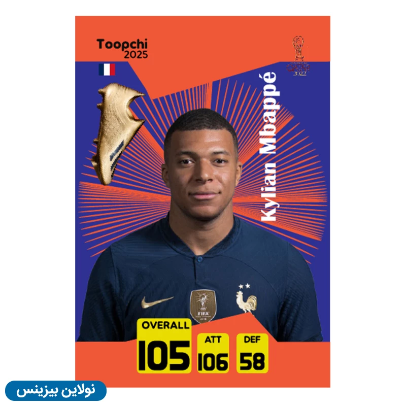 قیمت و خرید کارت بازی فوتبالی توپچی سری 2025 کارتن 240 عددی | نولاین بیزینس