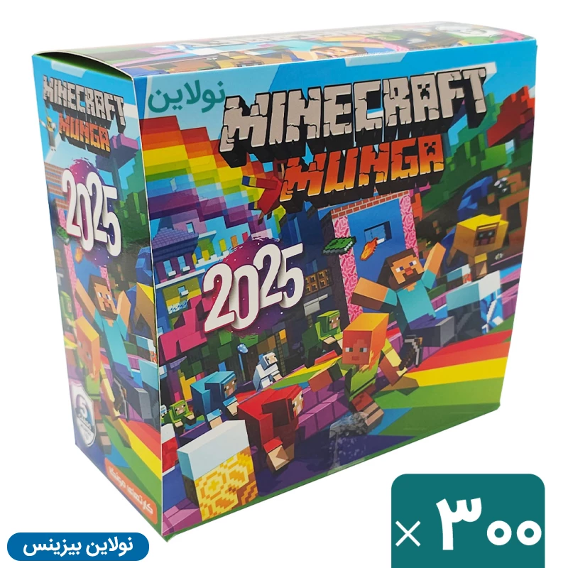 قیمت و خرید کارت بازی مونگا سری ماینکرافت کارتن 300 عددی | نولاین بیزینس