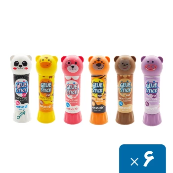 چسب ماتیکی 8 گرم عروسکی آریا بسته 6 عددی کد 8024 | نولاین بیزنس