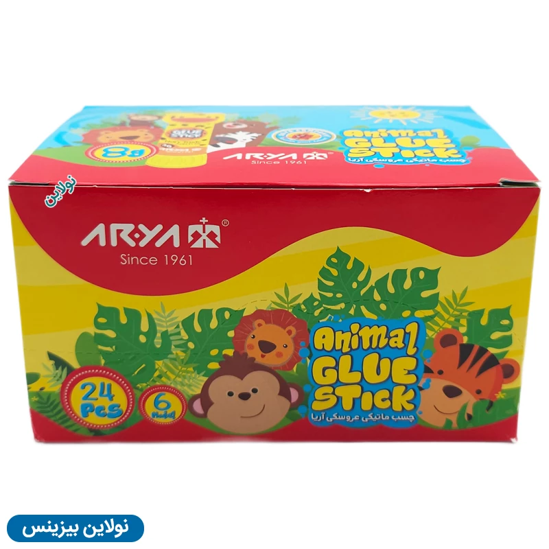 قیمت و خرید چسب ماتیکی 8 گرم عروسکی آریا بسته 30 عددی کد 8024 | نولاین بیزینس