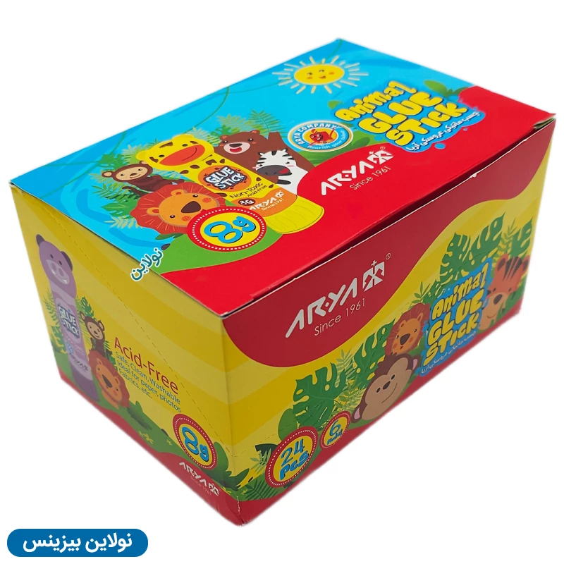 قیمت و خرید چسب ماتیکی 8 گرم عروسکی آریا بسته 30 عددی کد 8024 | نولاین بیزینس