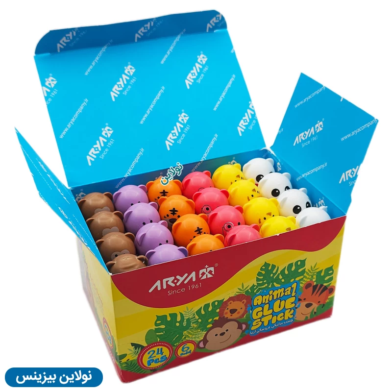 قیمت و خرید چسب ماتیکی 8 گرم عروسکی آریا بسته 30 عددی کد 8024 | نولاین بیزینس