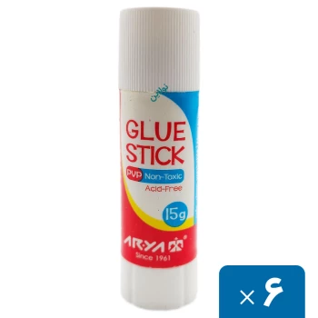 چسب ماتیکی 15 گرم آریا بسته 6 عددی کد 8005 | نولاین بیزنس