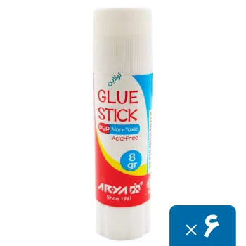 چسب ماتیکی 8 گرم آریا بسته 6 عددی کد 8010 | نولاین بیزنس