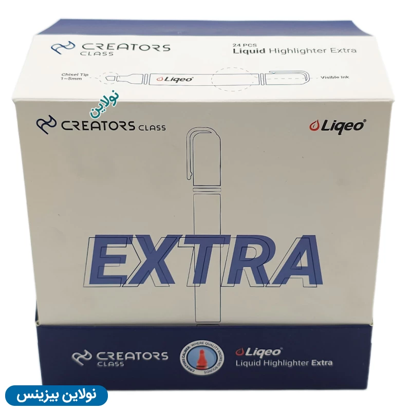 قیمت و خرید ماژیک هایلایتر مدل علامت زن جوهر مایع سی کلاس مدل Liqeo Extera بسته 24 عدد کد H-2127A | نولاین بیزینس