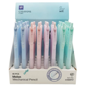 مداد نوکی ملون سی کلاس Melon ضخامت 0.7 میلی متری بسته 40 عددی کد CCMMP07 | نولاین بیزنس