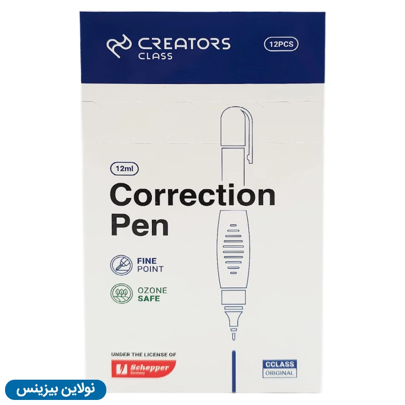 قیمت و خرید غلط گیر قلمی سی کلاس حجم 12 میلی لیتر بسته 12 عدد کد 1291 | نولاین بیزینس