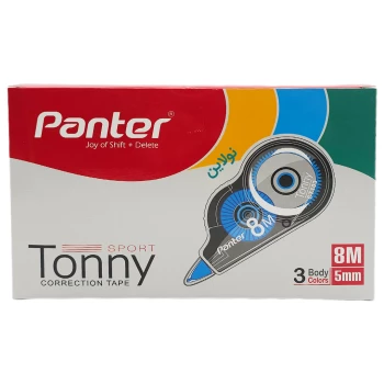 غلط گیر نواری پنتر 8 متری مدل Tonny Sport بسته 12 عددی کد CT-103 | نولاین بیزینس