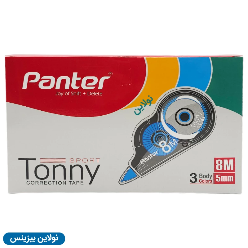 قیمت و خرید غلط گیر نواری پنتر 8 متری مدل Tonny Sport بسته 12 عددی کد CT-103 | نولاین بیزینس