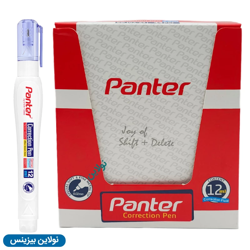 قیمت و خرید غلط گیر قلمی پنتر حجم 12 میلی لیتر بسته 24 عددی کد CP-102 | نولاین بیزینس