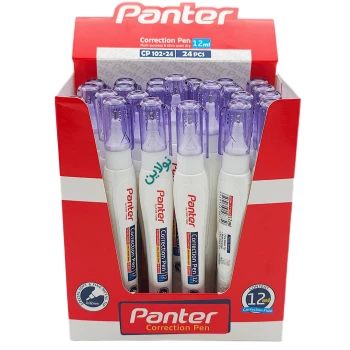 غلط گیر قلمی پنتر حجم 12 میلی لیتر بسته 24 عددی کد CP-102 | نولاین بیزینس