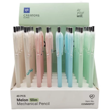 مداد نوکی ملون اسلیم سی کلاس Melon Slim ضخامت 0.7 میلی متری بسته 40 عددی کد CCMMSP05 | نولاین بیزنس