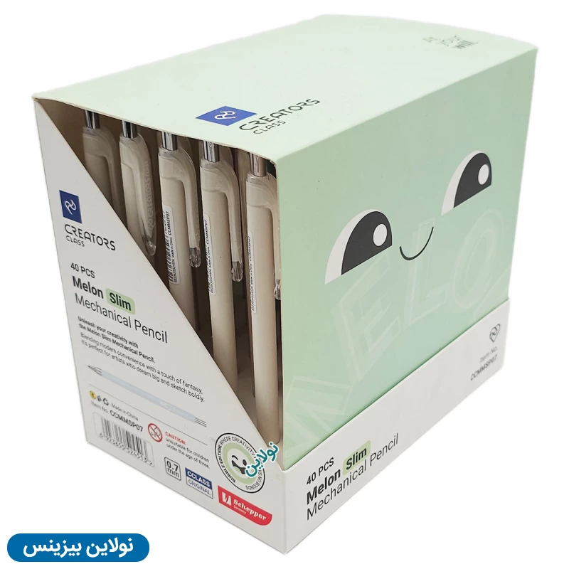 قیمت و خرید مداد نوکی ملون اسلیم سی کلاس Melon Slim ضخامت 0.7 میلی متری بسته 40 عددی کد CCMMSP05 | نولاین بیزینس
