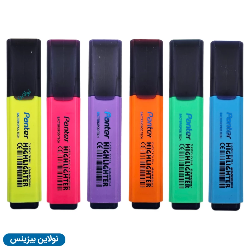 قیمت و خرید ماژیک هایلایتر مدل علامت زن پنتر مدل فلورسنت بسته 36 عددی کد CH-511 | نولاین بیزینس