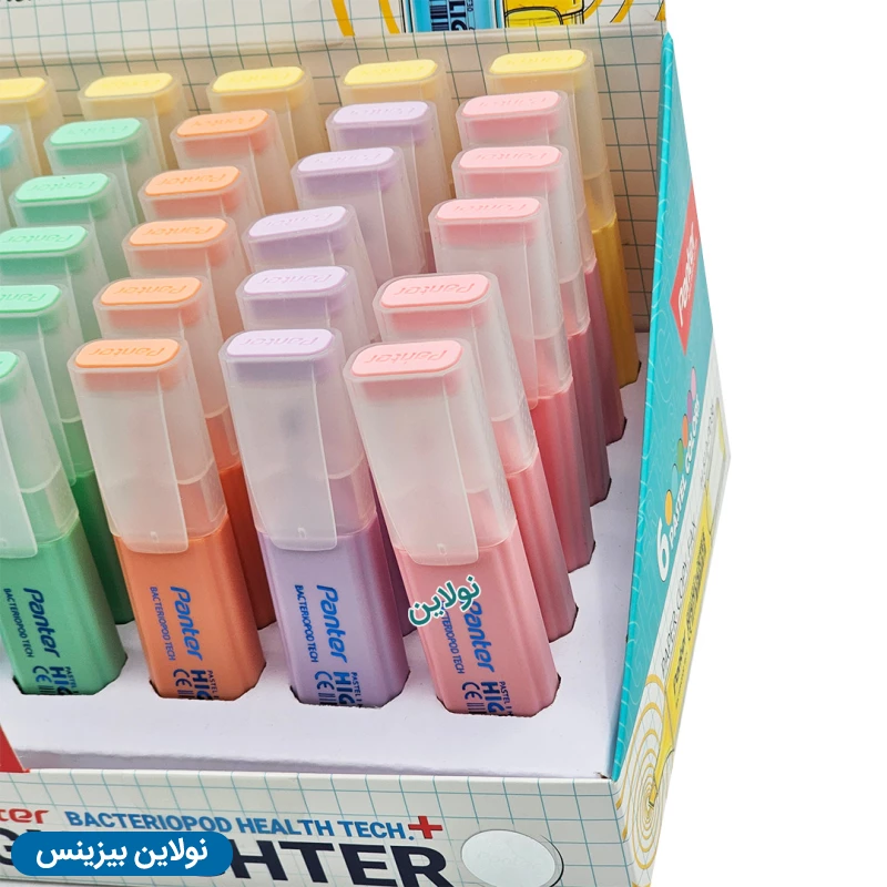 قیمت و خرید ماژیک هایلایتر مدل علامت زن پنتر مدل پاستلی بسته 36 عددی کد CH-512 | نولاین بیزینس