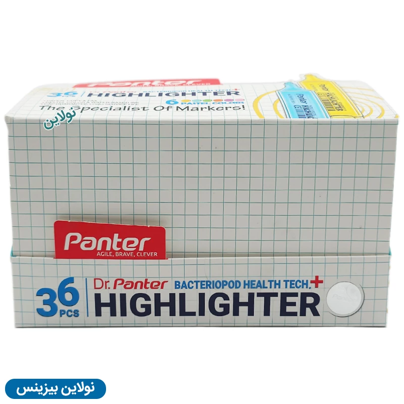 قیمت و خرید ماژیک هایلایتر مدل علامت زن پنتر مدل پاستلی بسته 36 عددی کد CH-512 | نولاین بیزینس