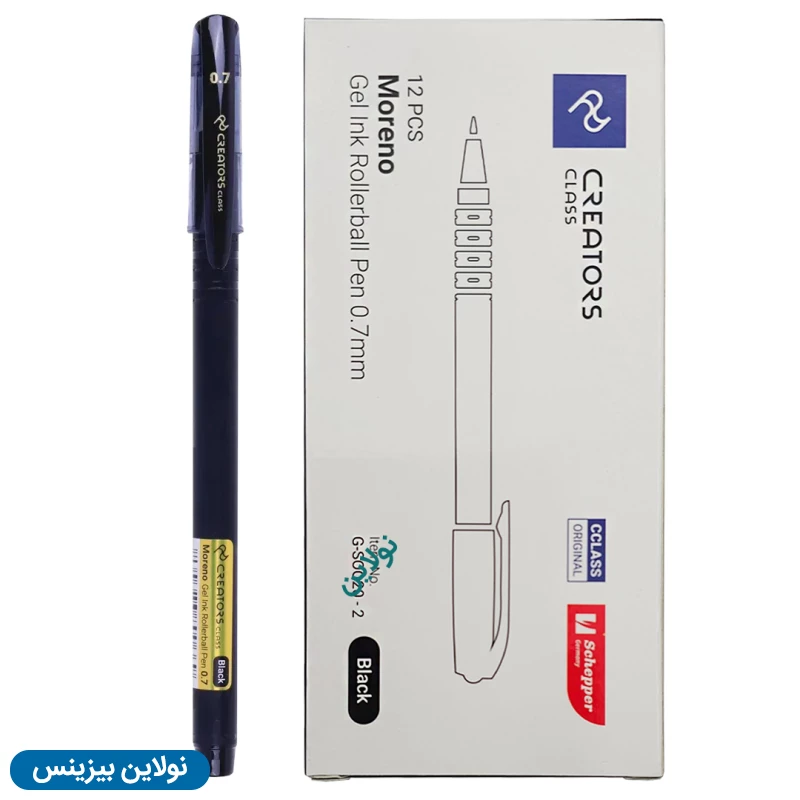 قیمت و خرید روان نویس مورنو Moreno سی کلاس ضخامت 0.7 میلی متری بسته 12 عددی | نولاین بیزینس