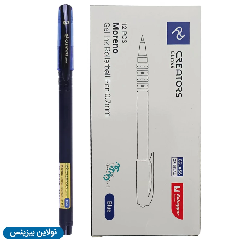 قیمت و خرید روان نویس مورنو Moreno سی کلاس ضخامت 0.7 میلی متری بسته 12 عددی | نولاین بیزینس