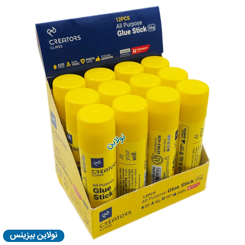 قیمت و خرید چسب ماتیکی 36 گرم سی کلاس بسته 12 عددی کد GS-AP36 | نولاین بیزنس قیمت و خرید چسب ماتیکی 36 گرم سی کلاس بسته 12 عددی کد GS-AP36 | نولاین بیزنس