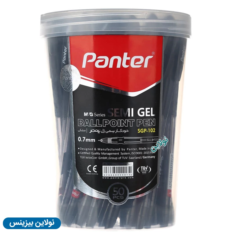 قیمت و خرید خودکار سمی ژل پنتر semi gel ضخامت 0.7 میلی متری بسته 50 عددی کد SPG-102 | نولاین بیزنس قیمت و خرید خودکار سمی ژل پنتر semi gel ضخامت 0.7 میلی متری بسته 50 عددی کد SPG-102 | نولاین بیزنس