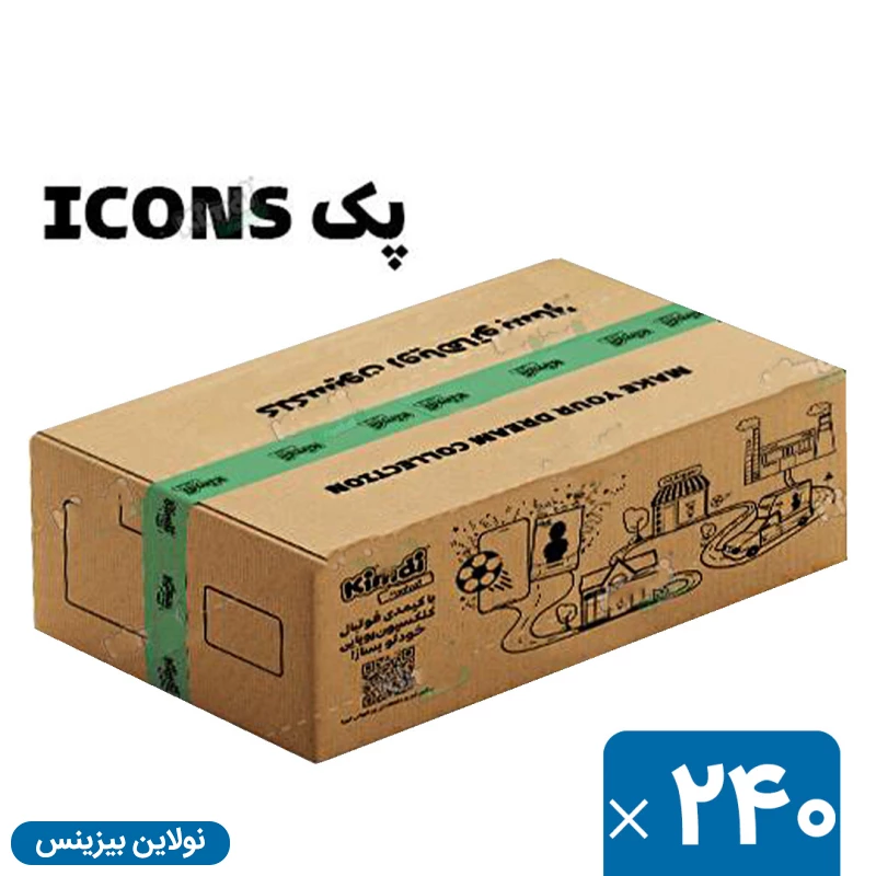 قیمت و خرید کارت بازی کیمدی سری آیکونز icons 2026 کارتن 240 عددی | نولاین بیزینس