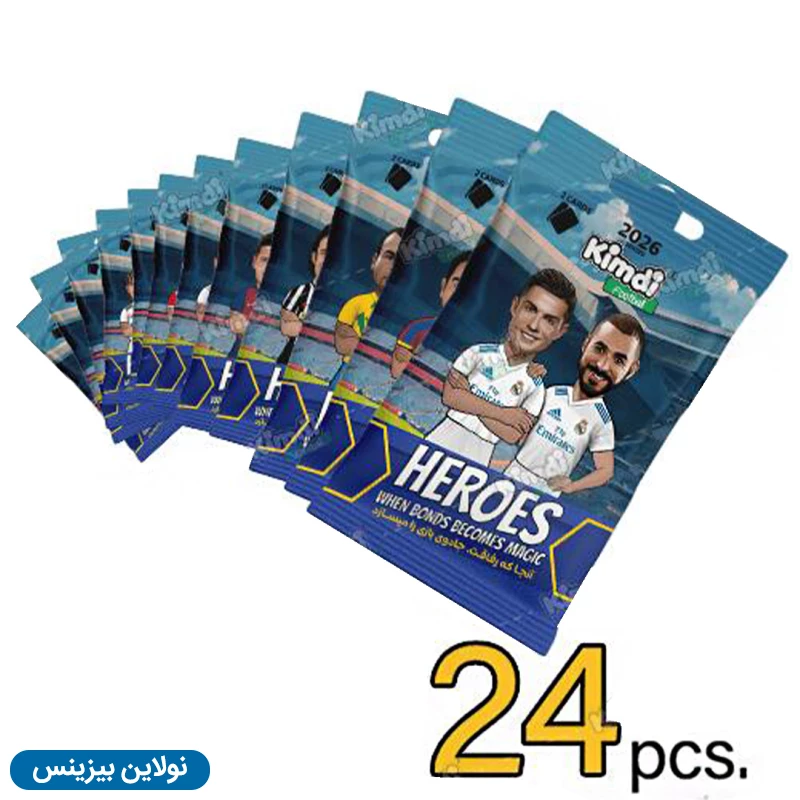 قیمت و خرید کارت بازی کیمدی سری هیروز Heros 2026 بسته 24 عددی | نولاین بیزینس