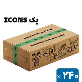 کارت بازی کیمدی سری آیکونز icons 2026 کارتن 240 عددی | نولاین بیزینس