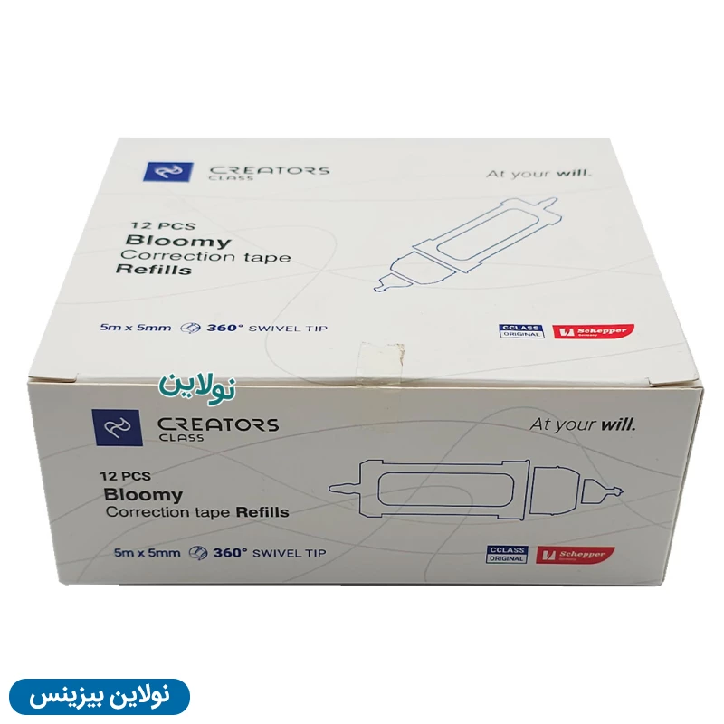 قیمت و خرید یدک لاک غلط گیر نواری سی کلاس مدل بلومی bloomy بسته 12 عددی کد CCT-78R | نولاین بیزینس
