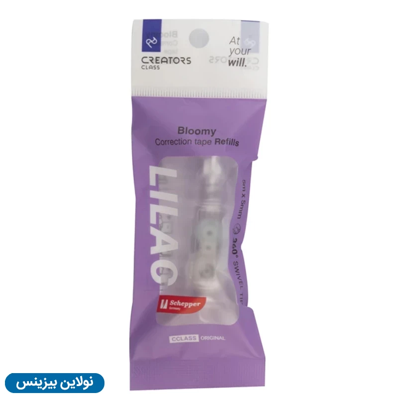 قیمت و خرید یدک لاک غلط گیر نواری سی کلاس مدل بلومی bloomy بسته 12 عددی کد CCT-78R | نولاین بیزینس