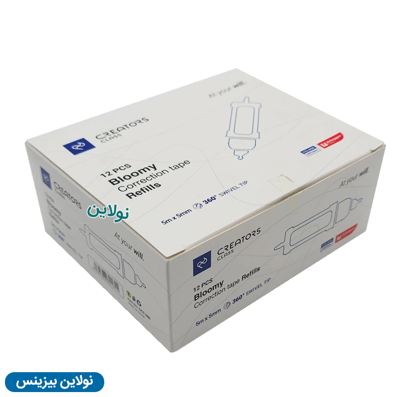 قیمت و خرید یدک لاک غلط گیر نواری سی کلاس مدل بلومی bloomy بسته 12 عددی کد CCT-78R | نولاین بیزینس