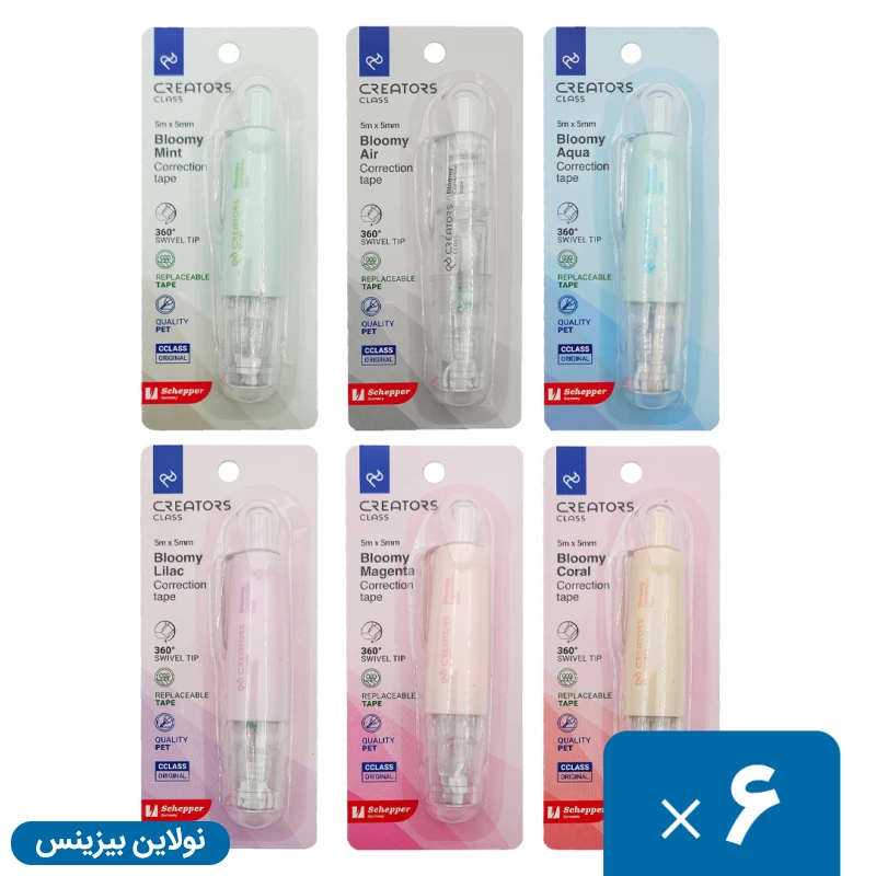 قیمت و خرید لاک غلط گیر نواری سی کلاس مدل بلومی bloomy بسته 6 عددی کد CCT-75 | نولاین بیزینس