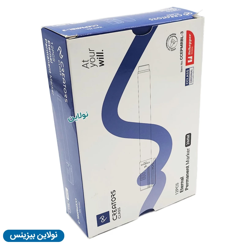 قیمت و خرید ماژیک پرمننت (پاک نشو) سی کلاس مدل نوک گرد اترنال Eternal بسته 12 عددی کد CCEMPRG-3 | نولاین بیزینس