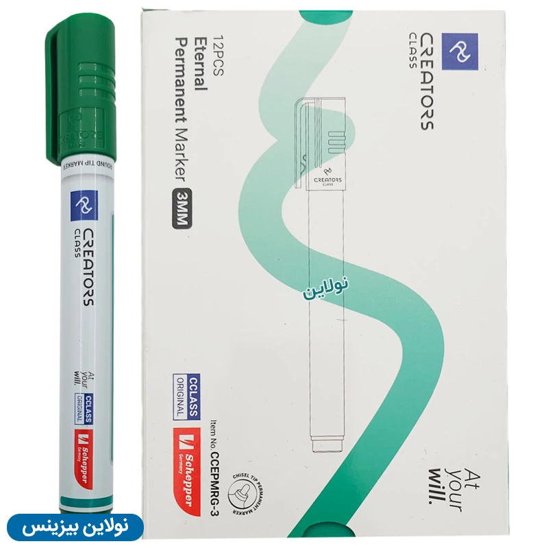 قیمت و خرید ماژیک پرمننت (پاک نشو) سی کلاس مدل نوک تخت اترنال Eternal بسته 12 عددی کد CCEMPRG-5 | نولاین بیزینس