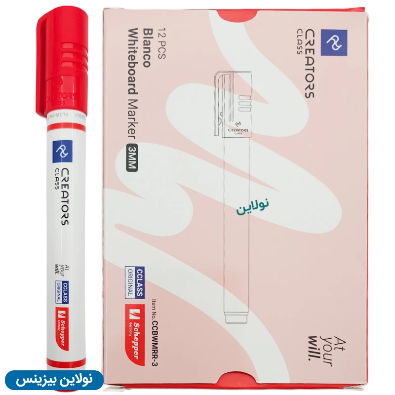 قیمت و خرید ماژیک وایت برد سی کلاس مدل نوک گرد بلانکو Blanco بسته 12 عددی کد CCBWMCB-3 | نولاین بیزینس