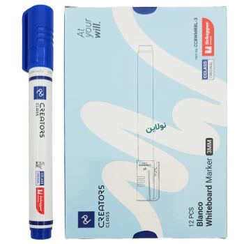 ماژیک وایت برد سی کلاس مدل نوک گرد بلانکو Blanco بسته 12 عددی کد CCBWMCB-3 | نولاین بیزینس
