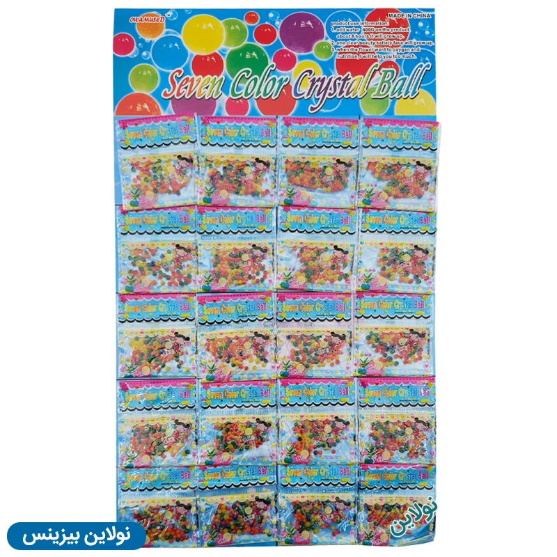 قیمت و خرید خاک ژله ای رنگی بسته 20 عددی | نولاین بیزینس