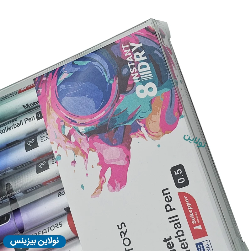 قیمت و خرید روان نویس مونه monet سی کلاس ضخامت 0.5 میلی متری بسته 8 عددی | نولاین بیزینس