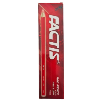 مداد قرمز فکتیس مدل Red Copy بسته 12 عددی کد F2020 | نولاین بیزینس