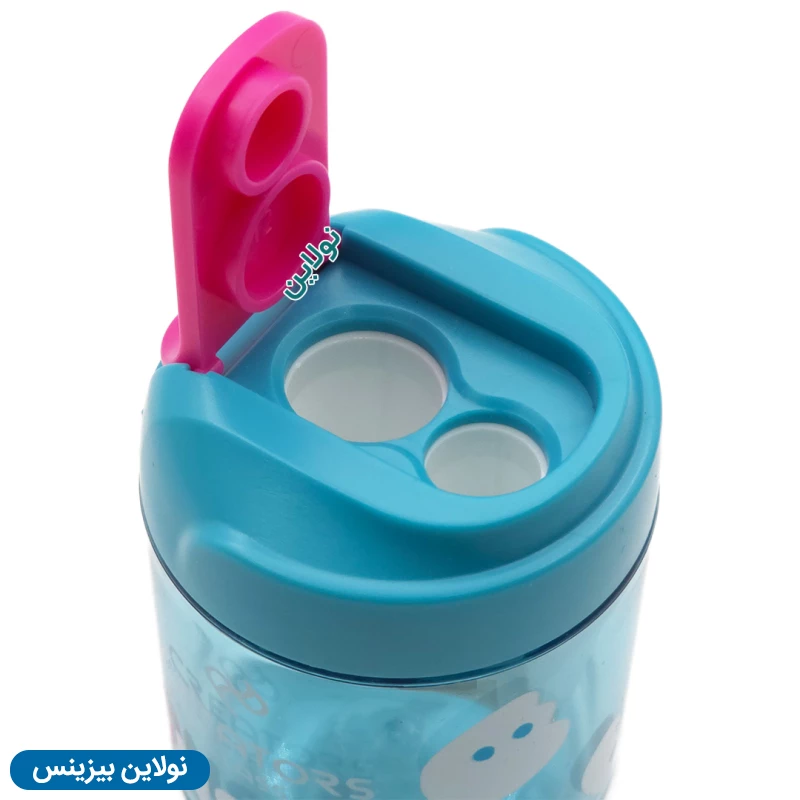 قیمت و خرید تراش مخزن دار سی کلاس 2 سوراخ مدل مانسترز پاستلی بسته 24 عددی کد CCMONPSP | نولاین بیزینس