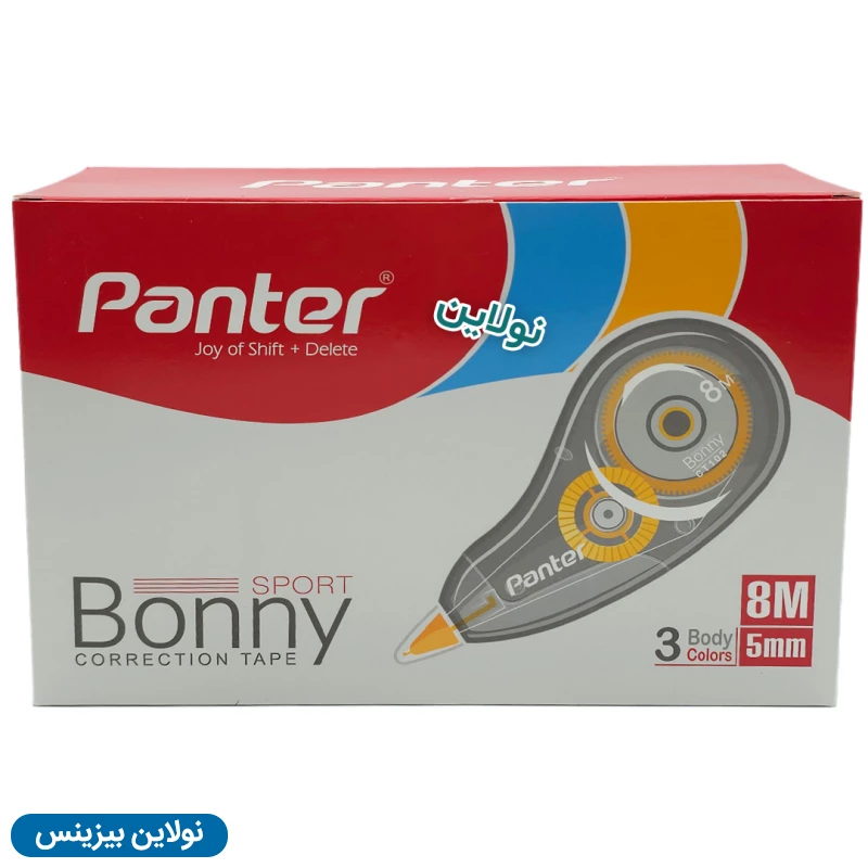 قیمت و خرید غلط گیر نواری پنتر 8 متری مدل Bonny Sport بسته 12 عددی کد CT-102 | نولاین بیزینس