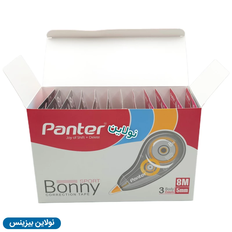 قیمت و خرید غلط گیر نواری پنتر 8 متری مدل Bonny Sport بسته 12 عددی کد CT-102 | نولاین بیزینس