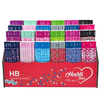 مداد مشکی فکتیس طرح قلب فانتزی استند 576 عددی | نولاین بیزینس