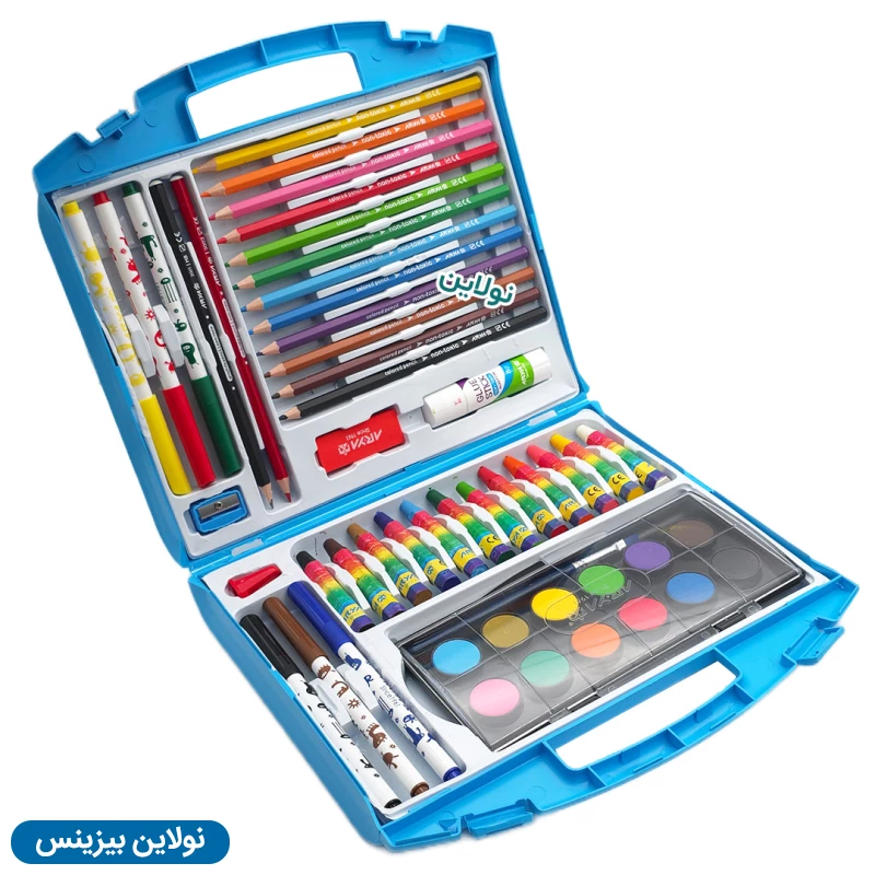 قیمت و خرید کیف ست نقاشی 48 تکه آریا کد 6030 | نولاین بیزینس