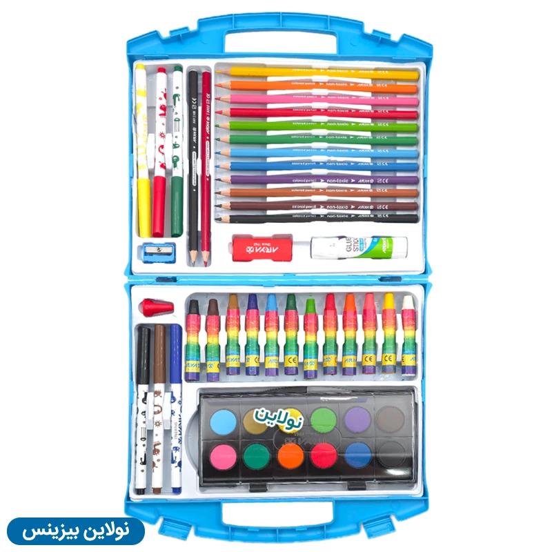 قیمت و خرید کیف ست نقاشی 48 تکه آریا کد 6030 | نولاین بیزینس
