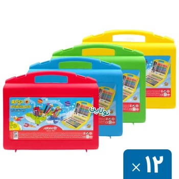 کیف ست نقاشی 48 تکه آریا کارتن 12 عددی کد 6030 | نولاین بیزینس