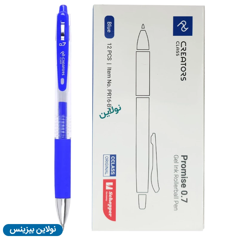قیمت و خرید روان نویس پرامیس promise سی کلاس ضخامت 0.7 میلی متری بسته 12 عددی کد PR16-B7 | نولاین بیزینس