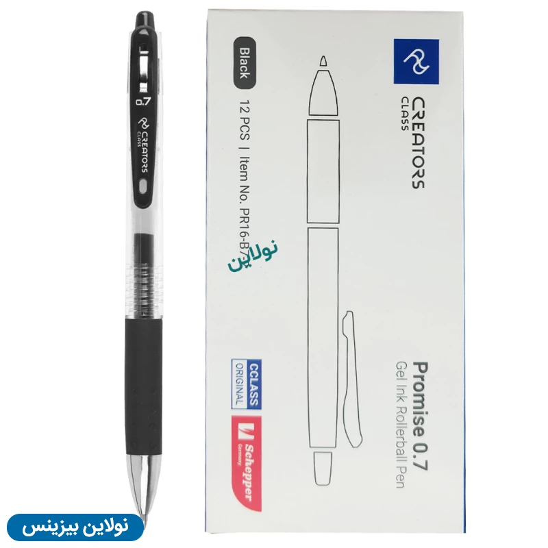 قیمت و خرید روان نویس پرامیس promise سی کلاس ضخامت 0.7 میلی متری بسته 12 عددی کد PR16-B7 | نولاین بیزینس
