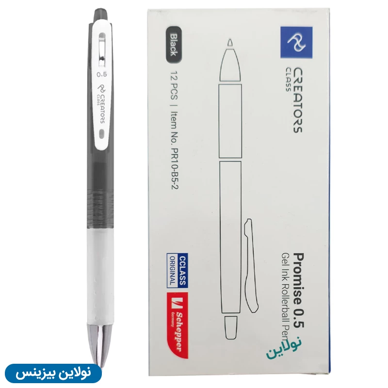 قیمت و خرید روان نویس پرامیس promise سی کلاس ضخامت 0.5 میلی متری بسته 12 عددی کد PR10-B5 | نولاین بیزینس