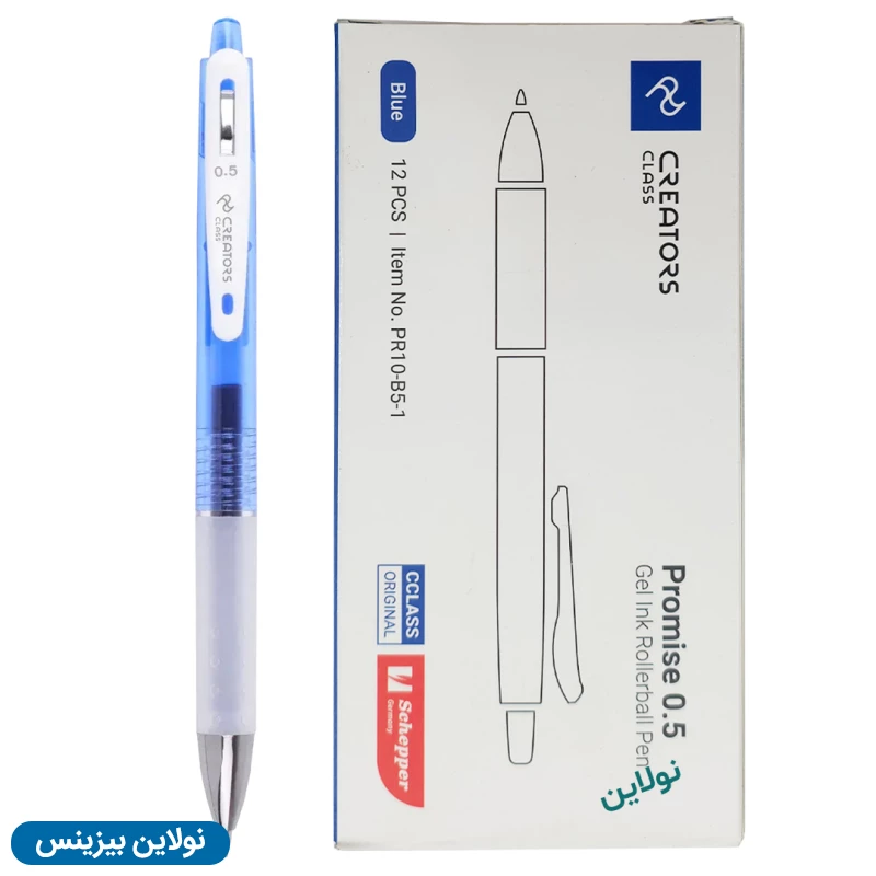 قیمت و خرید روان نویس پرامیس promise سی کلاس ضخامت 0.5 میلی متری بسته 12 عددی کد PR10-B5 | نولاین بیزینس